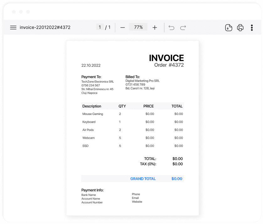 E-commerce platform